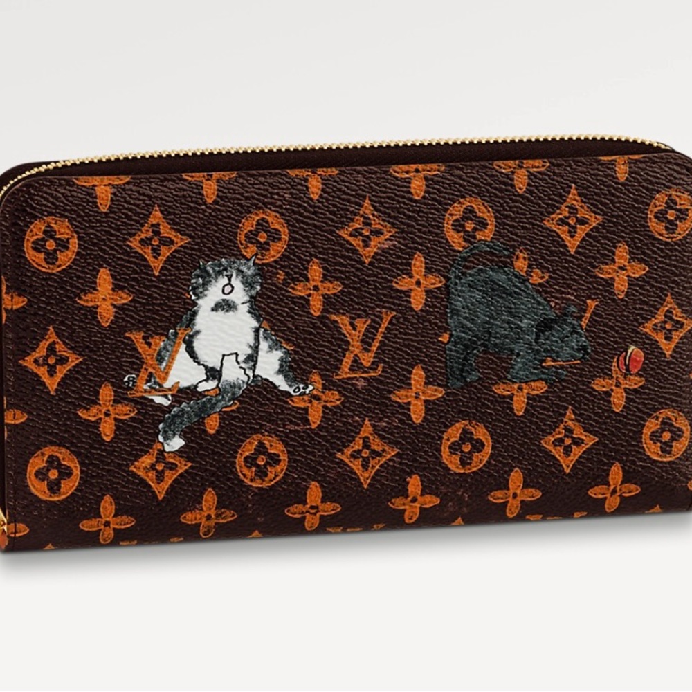 Louis Vuitton Grace Coddington Catogram Zippy Wallet 🐈 - Picture 11 of 12